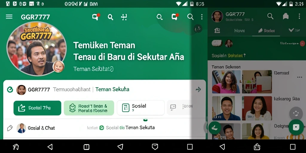 Antarmuka aplikasi GGR7777 yang ramah pengguna dan interaktif.