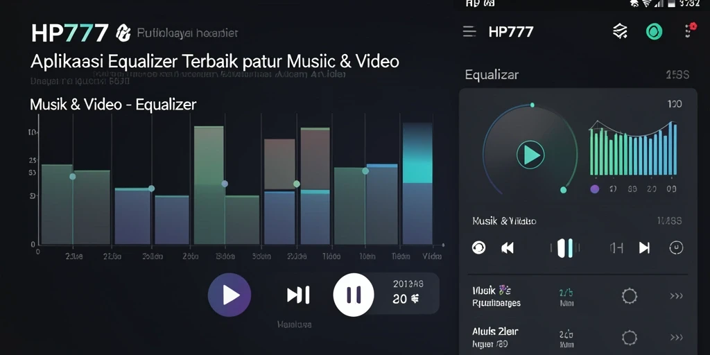 Antarmuka HP777 dengan fitur Equalizer yang menarik