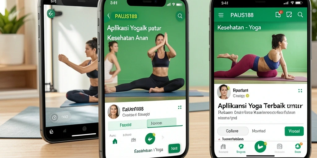 Tampilan antarmuka PAUS188 yang interaktif dan intuitif untuk praktik Yoga.