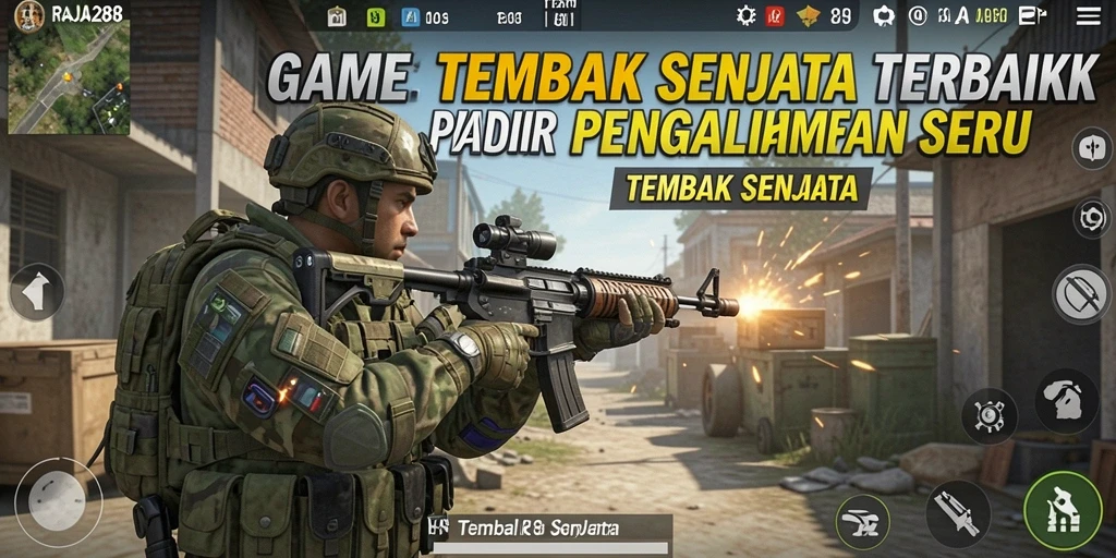 Tampilan antarmuka permainan RAJA288 yang mengesankan dan penuh aksi.