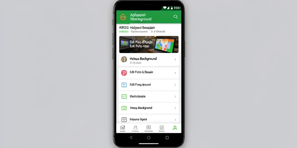 Screenshot aplikasi RR33 menampilkan fungsi Hapus Background yang intuitif.